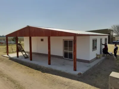Vivienda tradicional prefabricada de Tu Cassa entregada e instalada en el terreno del cliente