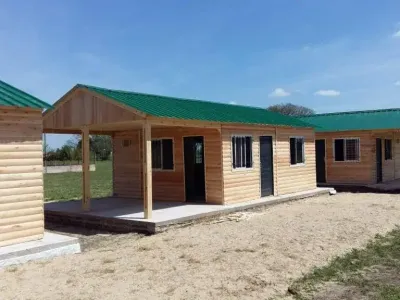 Vivienda tradicional prefabricada de Tu Cassa entregada e instalada en el terreno del cliente