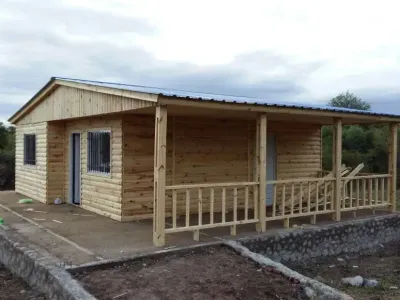 Vivienda tradicional prefabricada de Tu Cassa entregada e instalada en el terreno del cliente