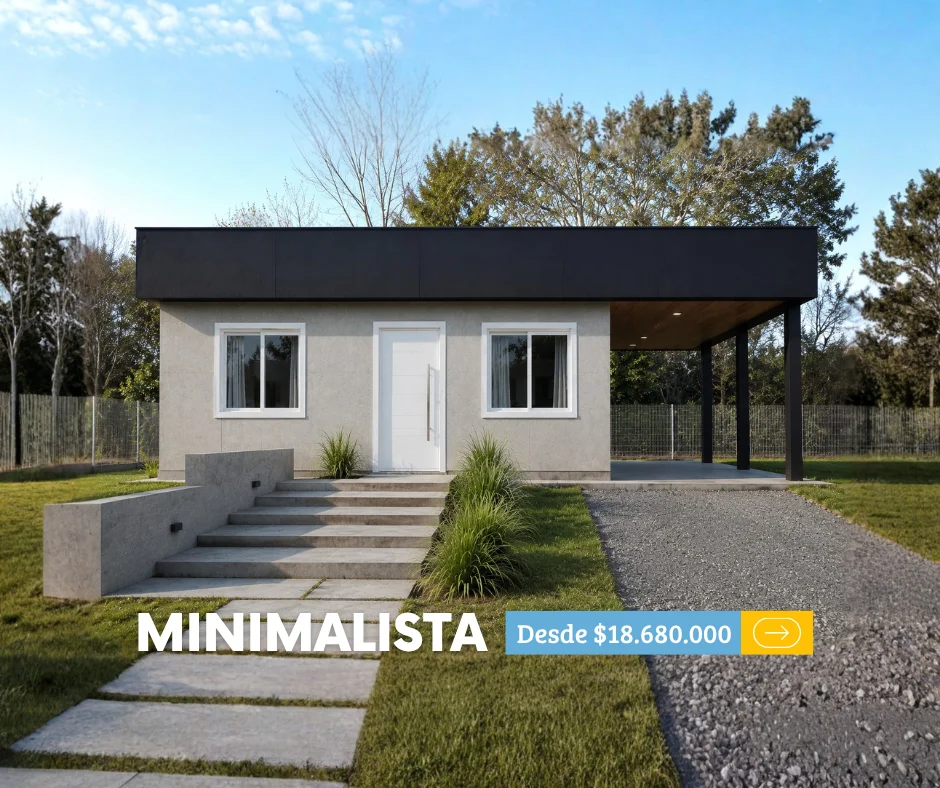 Viviendas Minimalistas desde $18.680.000
